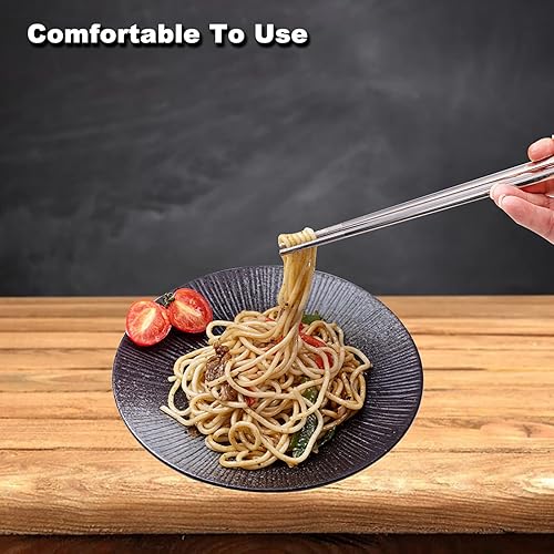 Miniatura 4 de Palillos inoxidables reutilizables, 5 pares de palillos de metal de alta calidad, aptos para lavavajillas, elegantes grabados con láser,