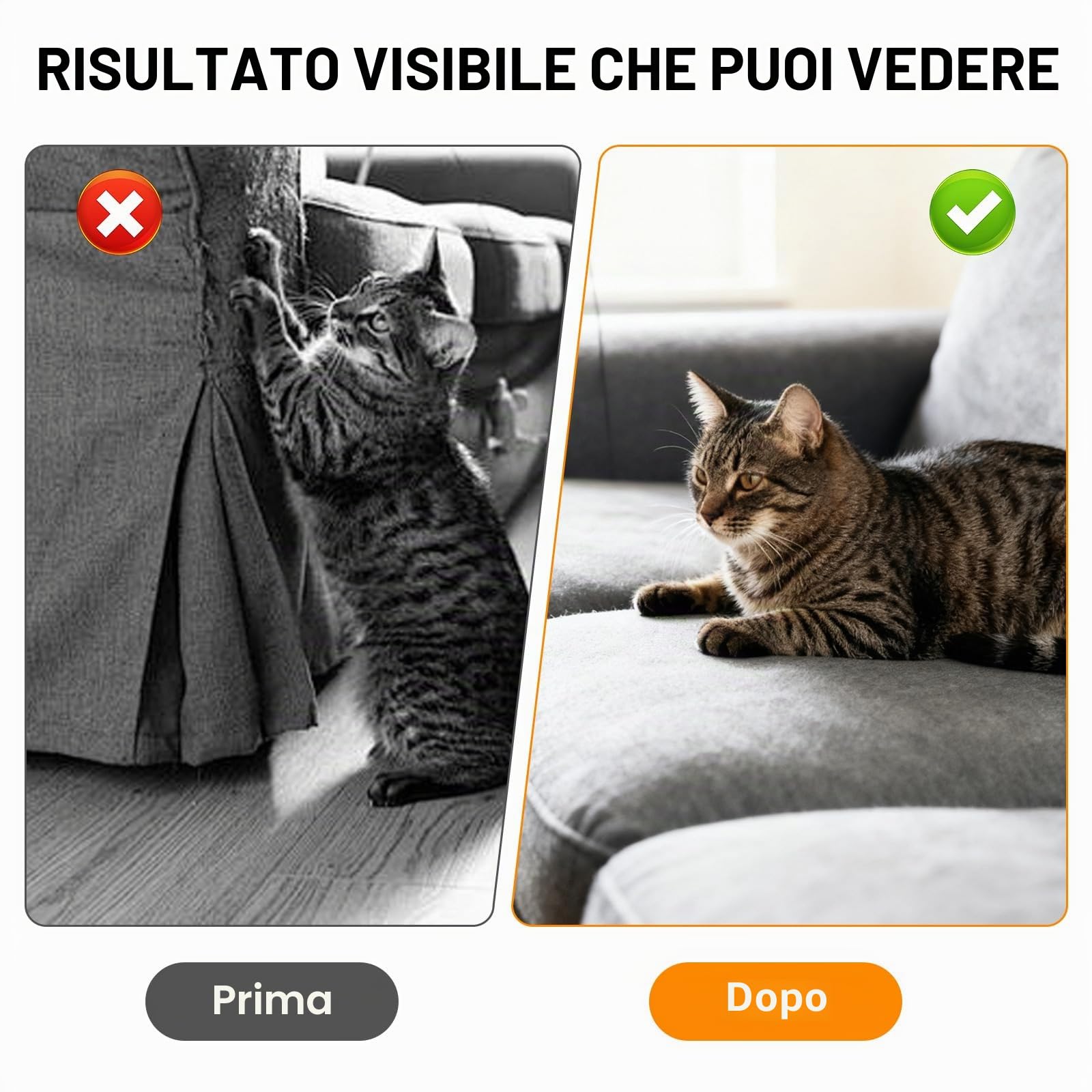 100ML Spray Repellente per Gatti, Spray Disabituante Gatti, Repellente Gatti e Spray AntiGraffio per Gatti Divano, Uso Interno ed Esterno, Protezione del Divano, Cavi, Vestiti, Piante e Mobili