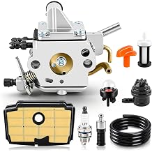 AUTOKAY 1137-120-0650 Carburetor for Stihl MS192 MS192T MS192TC Chainsaw