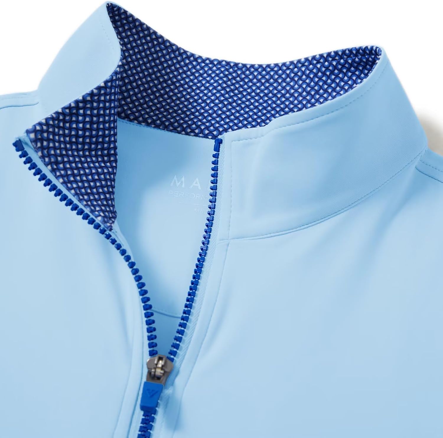 M MAELREG Men's Quarter Zip Pullover Lightweight Mock Neck Long Sleeve Midlayer Athletic Golf Half Zip Sweatshirt for Men