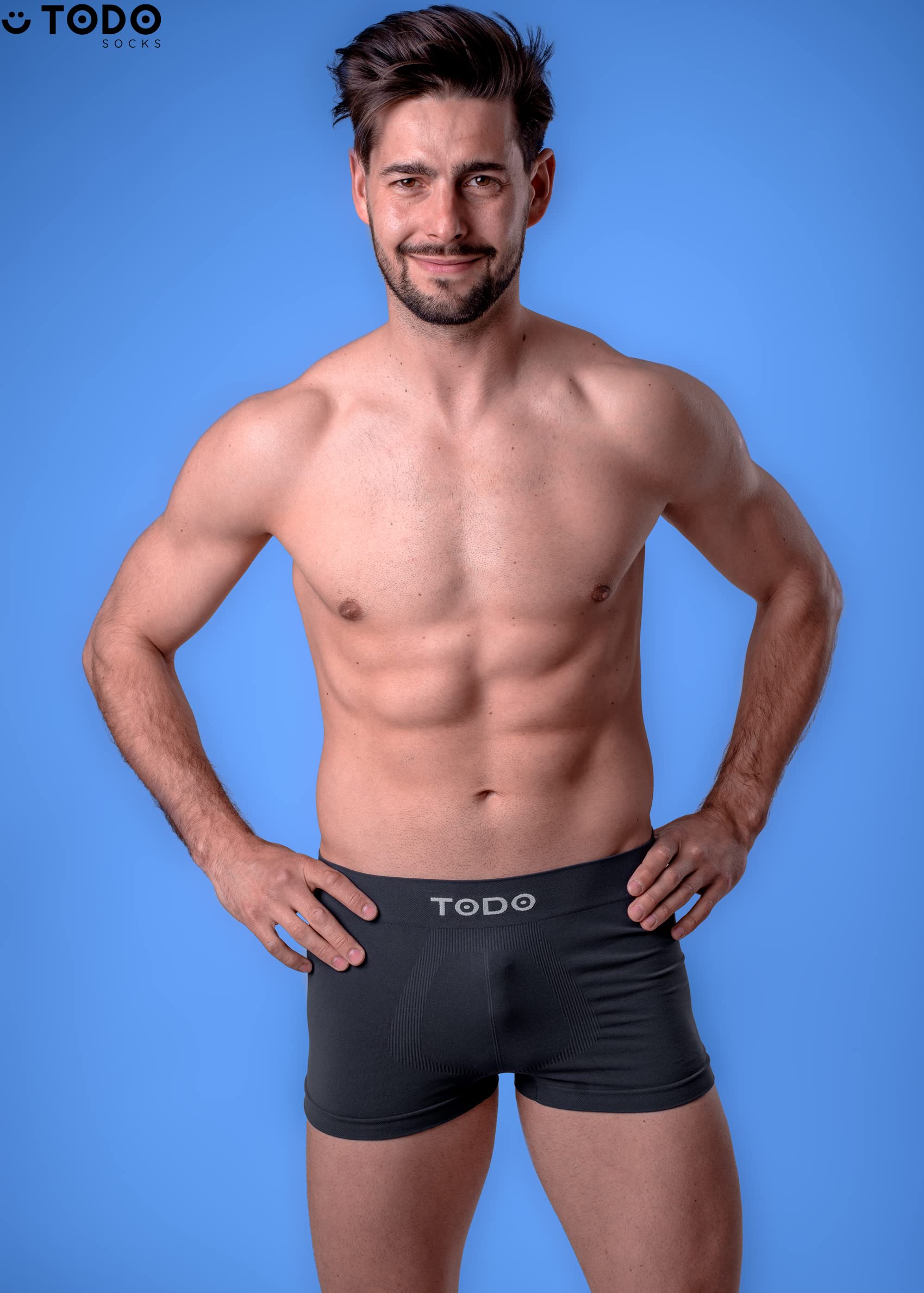 TODO Boxer Traspiranti Uomo, Mutande Elasticizzato Uomo Intimo, Senza Pressione (Taglia S-3XL)