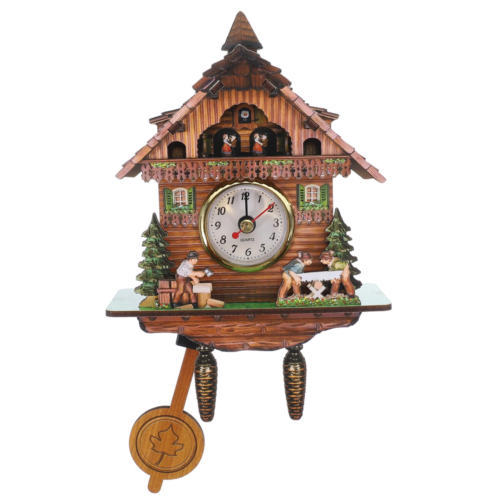 Horloge Nichoir Traditionnelle en Bois : Évoquez les Souvenirs d'Antan