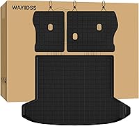 Vista 18 de Alfombrilla de carga con protección de respaldo para Tesla Model Y Juniper 5 asientos 2025 2026, forro de carga con protección para todo