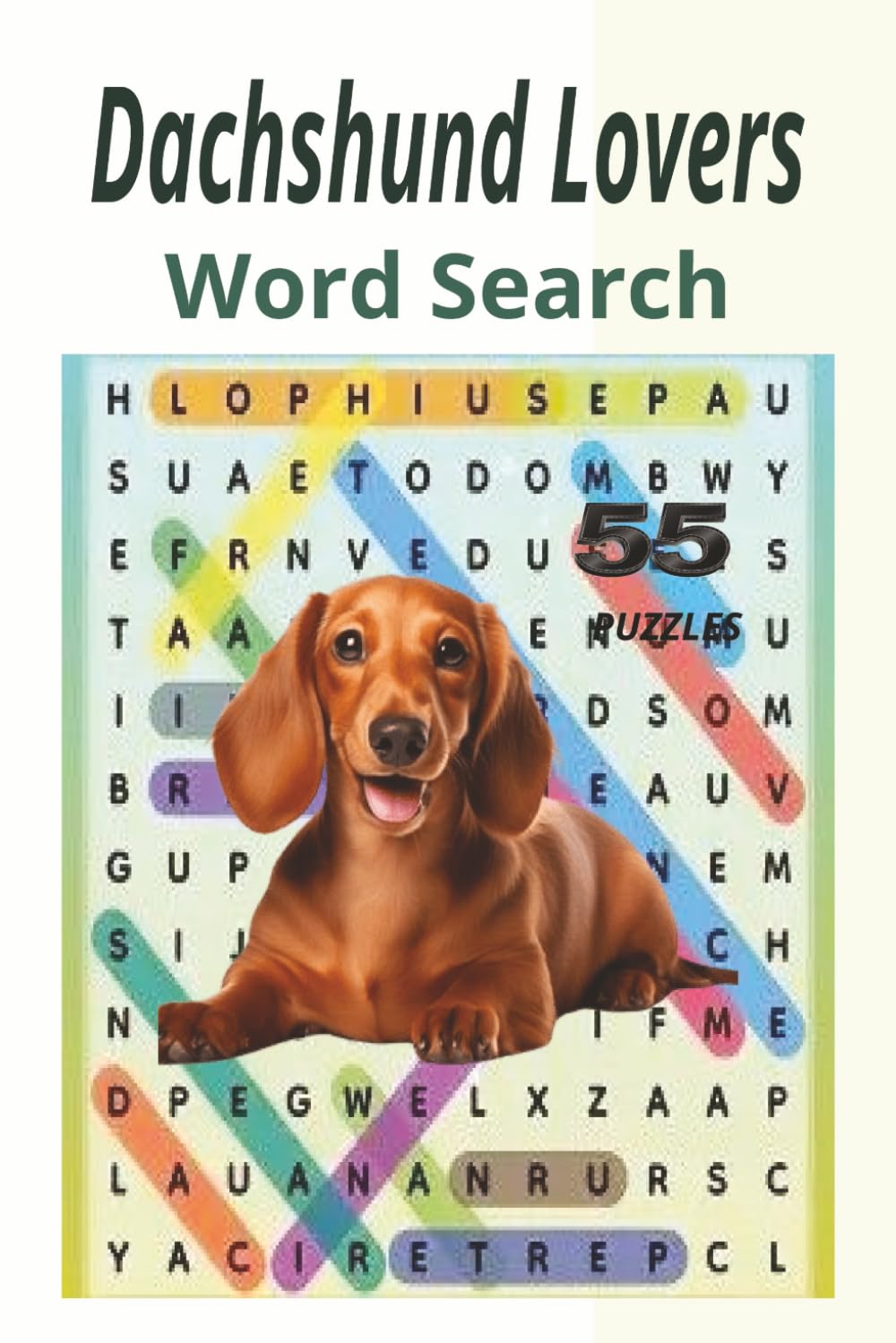 Dachshund Lovers Word Search Book