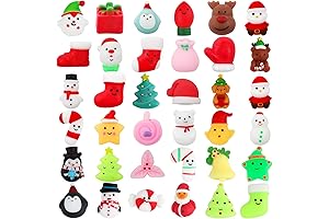LOKIPA 36PCS Christmas Mochi Squishy Toys: Festive Fun for All Ages