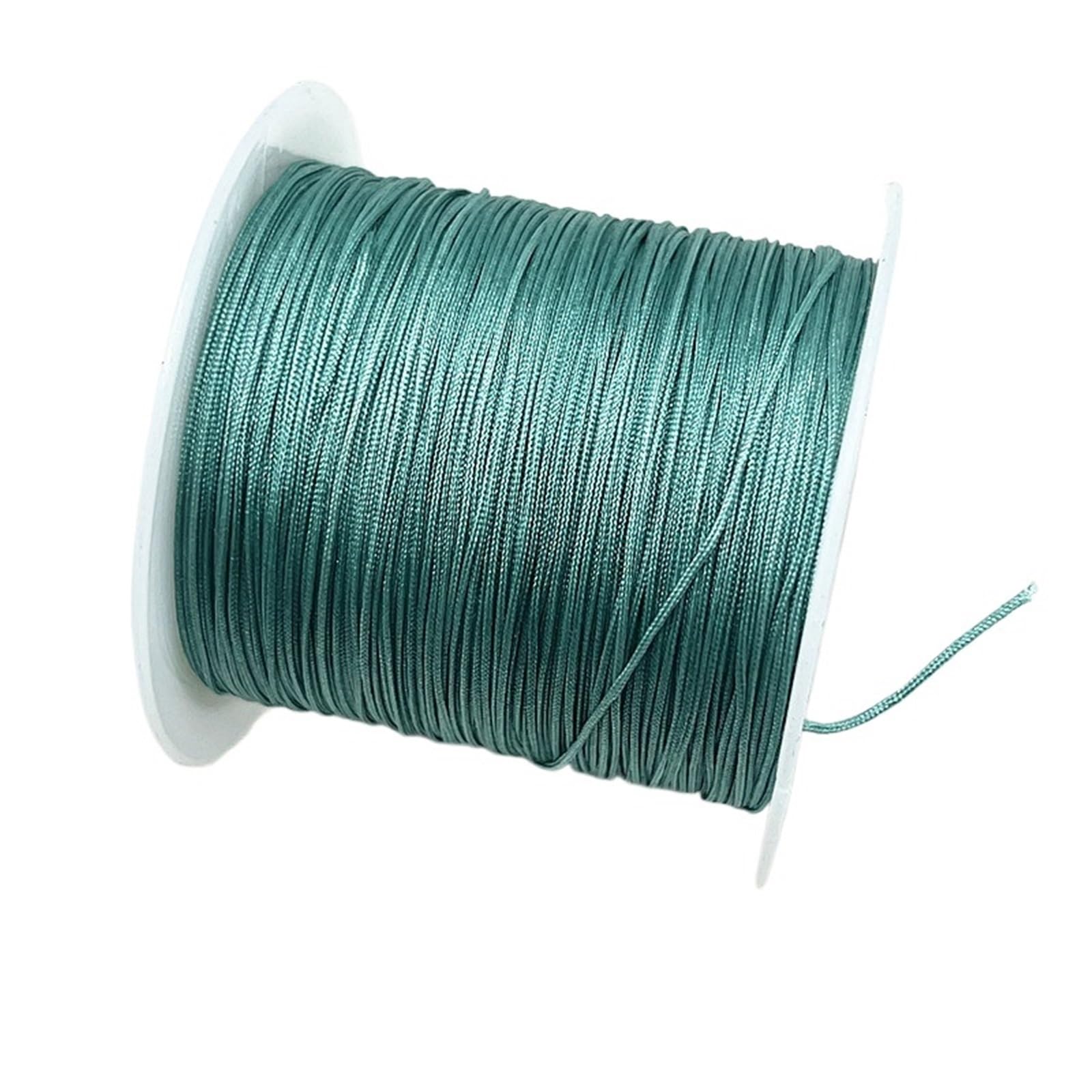 Nylon Cord Thread 10PCS 0.8mm*42M Nylon Cord Thread Chinese Knot Macrame Cord Bracelet Braided String DIY Tassels Beading String for Making Bracelet, Necklace, Chinese Knot(27)