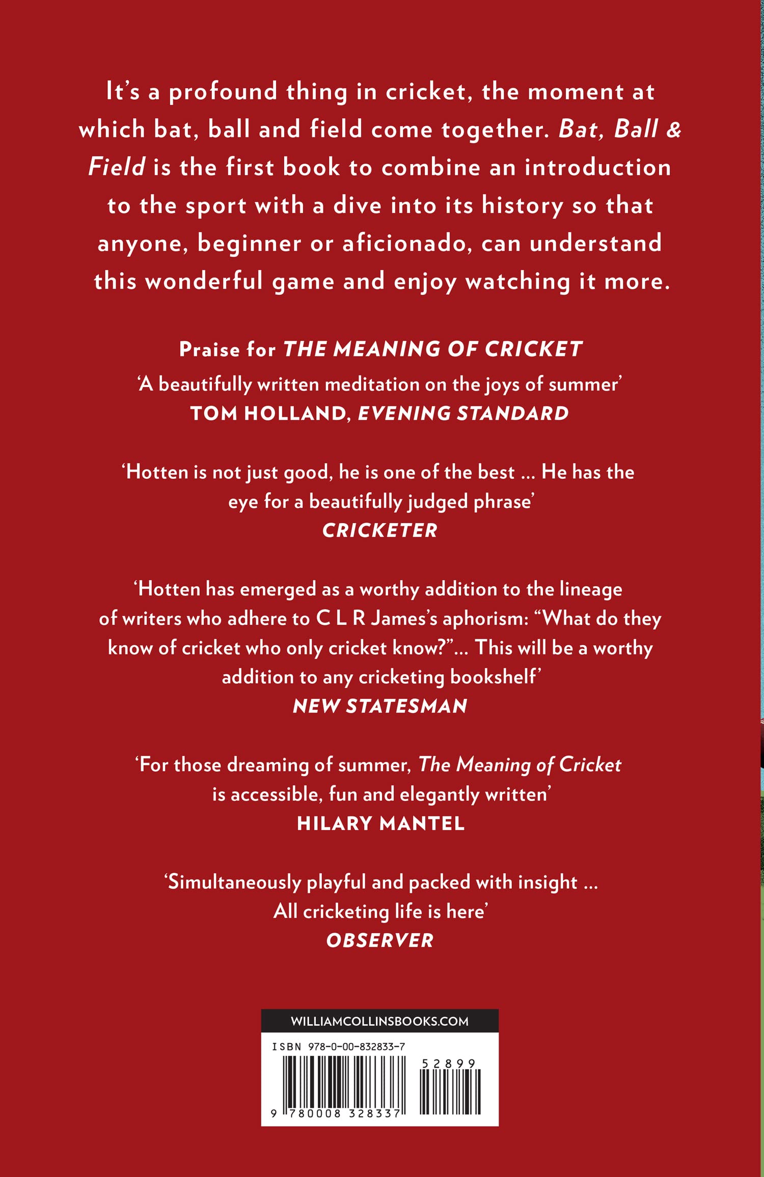 Bat, Ball and Field: The Elements of Cricket