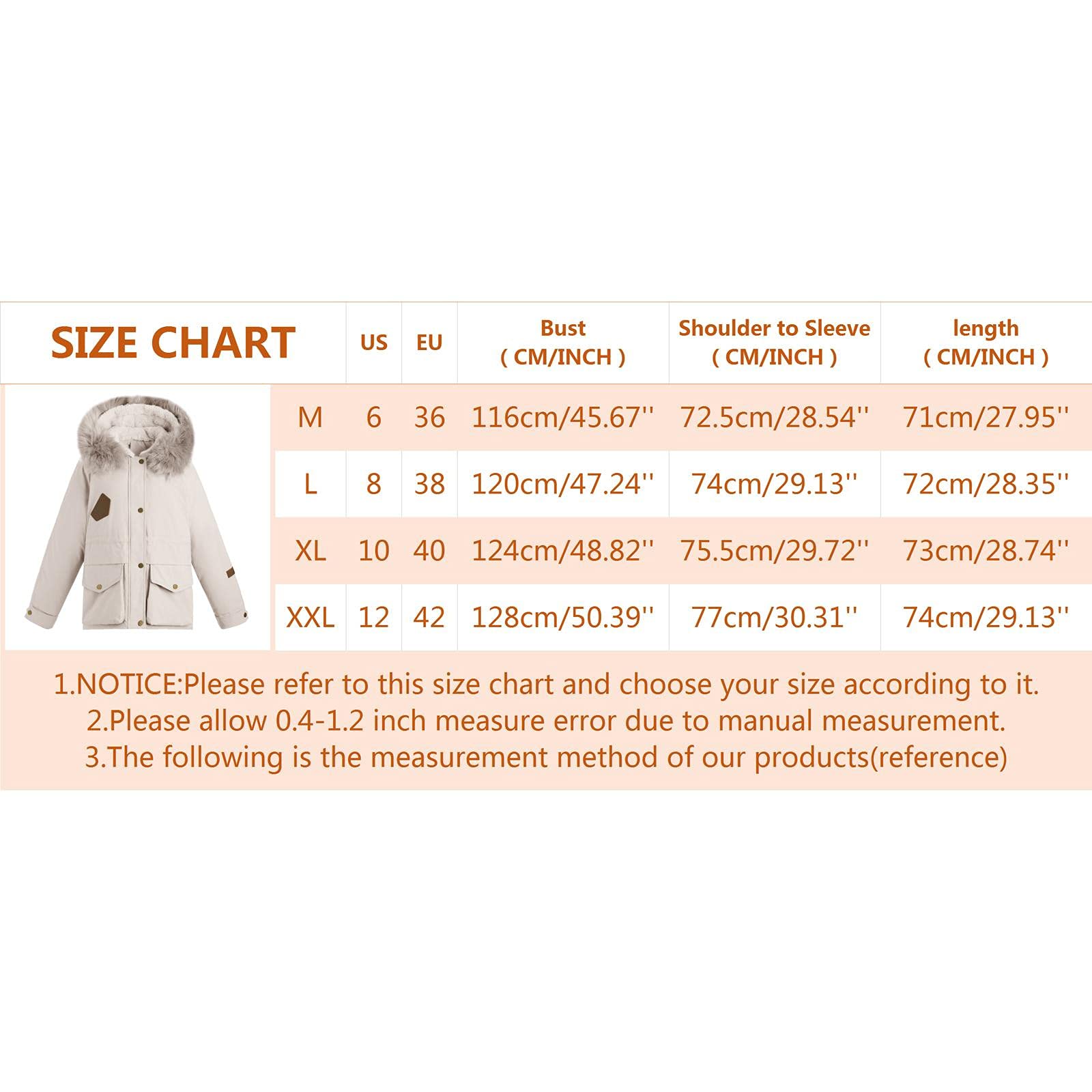Chaqueta de invierno para mujer, moderna, cálida, acolchada, cortavientos, de piel sintética, parka con capucha, bolsillo corto, parka para exteriores, cortavientos, M - XXL