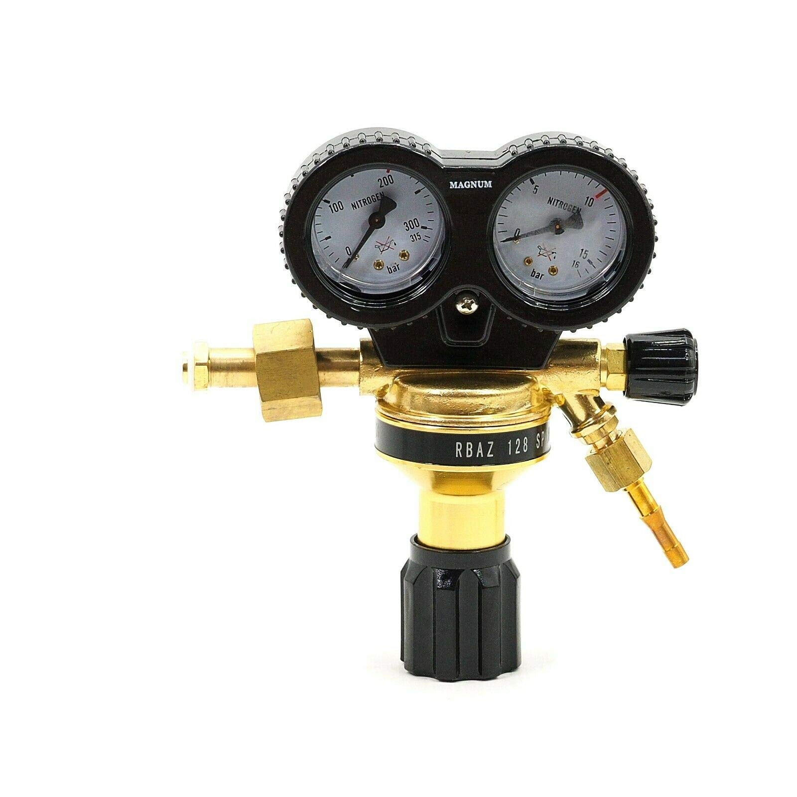 STICKSTOFF - Bombola del gas da 8 litri, 1,6 m3, per condizionatori d'aria, con azoto+ riduttore Magnum™