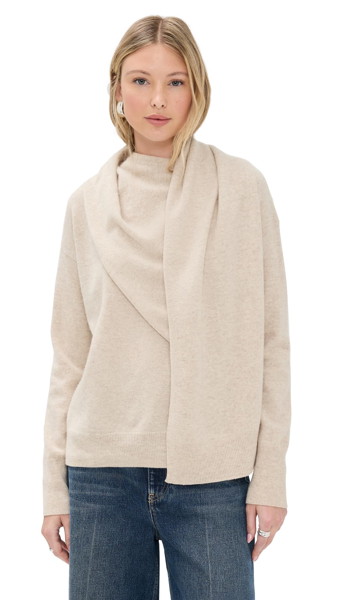 Vince Womens Draped Pullover
