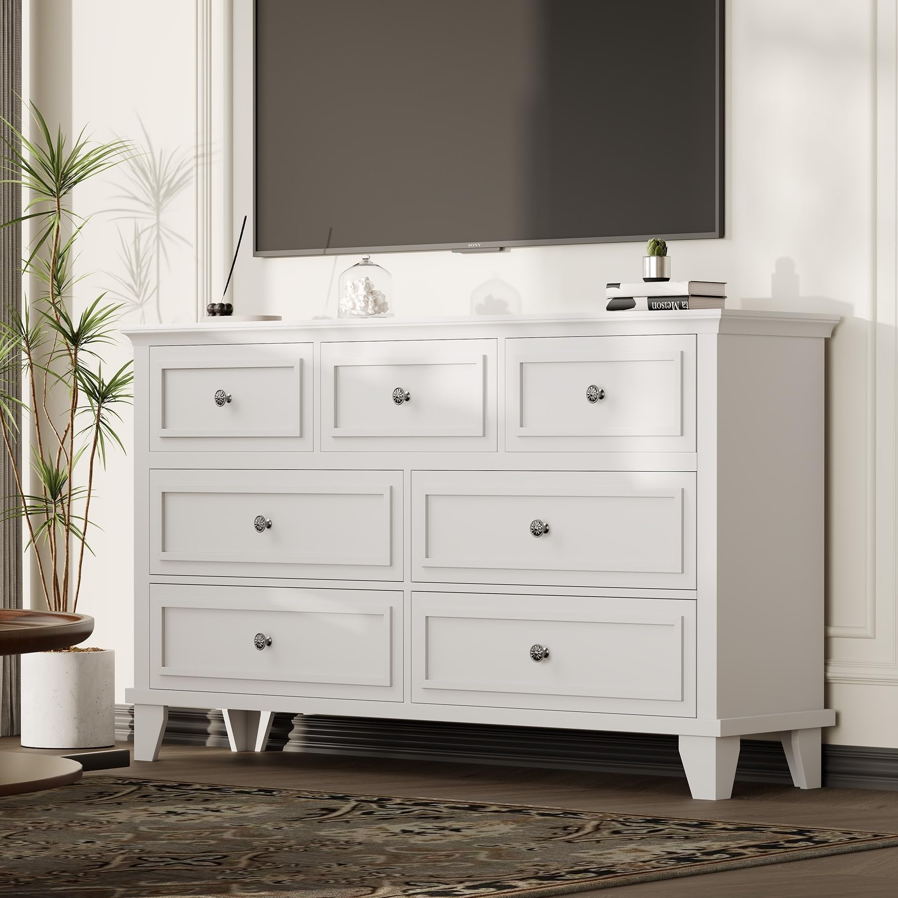 Photo 1 of IDEALHOUSE 6-Drawer Dresser, White