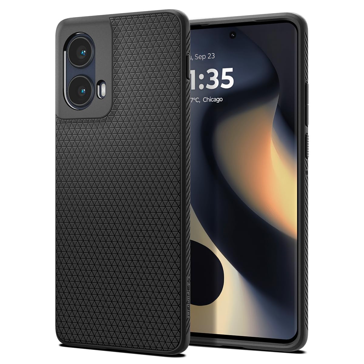 SpigenLiquid Air Designed for Motorola Edge 2024 Case - Matte Black