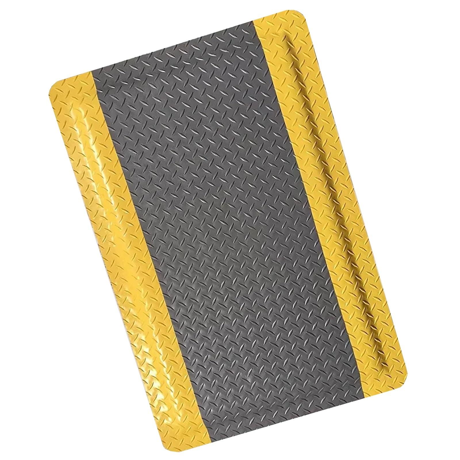 CAFIEDR Industrial Prevent Fatigue Workstation Mat,Pvc Rubber Mat, Sponge Prevent Fatigue Workstation Mat, Suitable For Factory Workshop, Warehouse.60x100cm