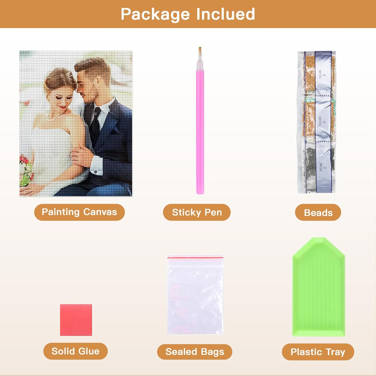 Bemaystar Custom Diamond Art Painting - Personalized Diamond Photo Art for Adults, Customized Diamond Art Kit from Photo, DIY Home Decor Full Drill - Square Drill 19.6x19.6inch/50x50cm