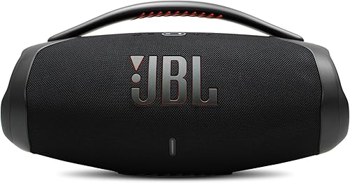 Miniatura 2 de JBL Boombox 3 - Altavoz Bluetooth portátil, IPX7 impermeable, 24 horas de tiempo de reproducción (negro) (JBLBOOMBOX3BLKAM) + cable auxiliar + cable