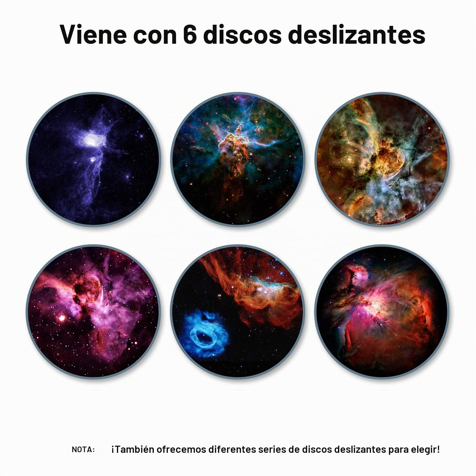 POCOCO proiettore stelle soffitto HD Planetario + Costellazione A: Dischi Proiettore Galaxy, 5K Ultra HD, Litografia a Semiconduttore (6 dischi)