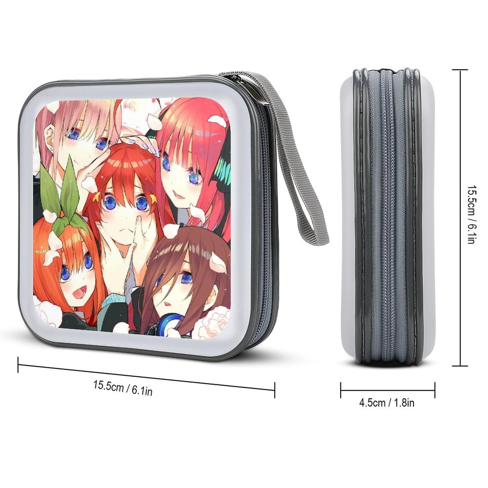 Amazon.co.jp: 五等分の花嫁 Cdケース 収納ボックス 大容量 Cdケース