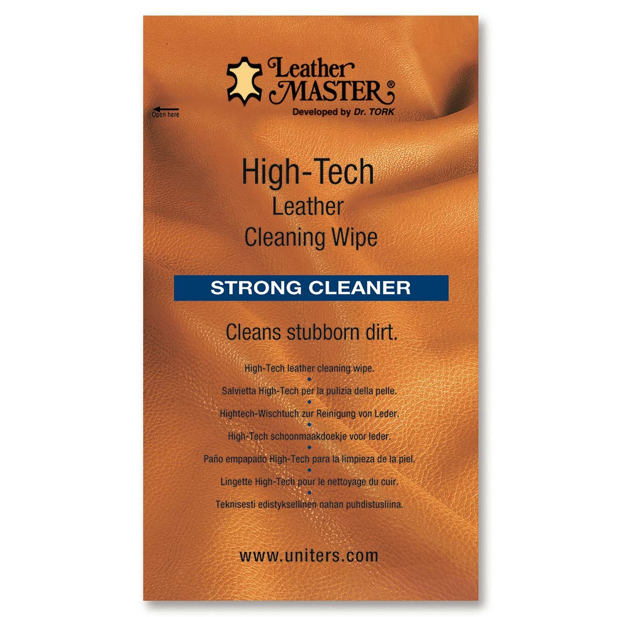 Leather Master Strong Cleaner Wipe 1 Count