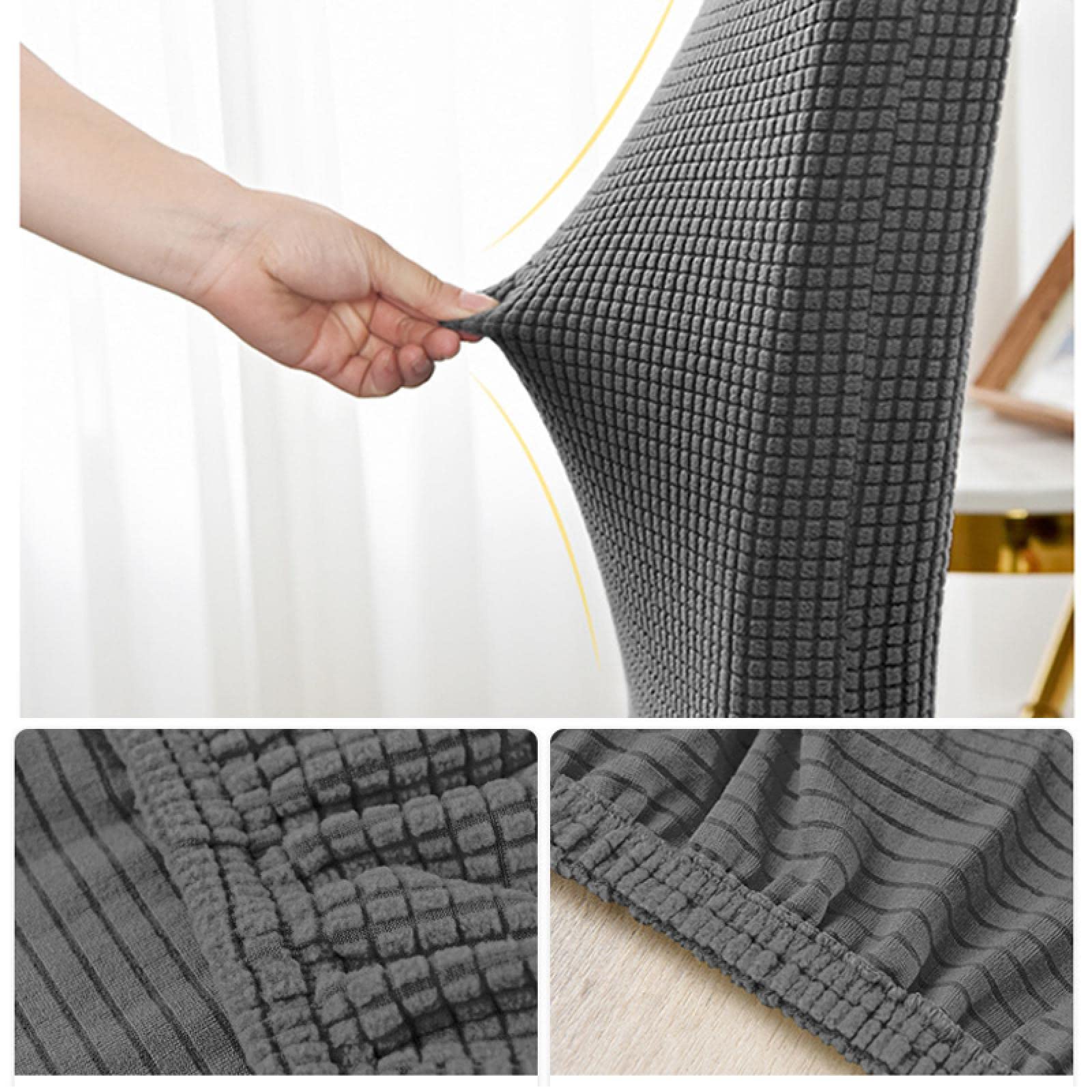Stoelhoes voor eetkamer bruiloft hotel thuis afneembare wasbare stoel hoes stretch spandex stoelhoezen roze