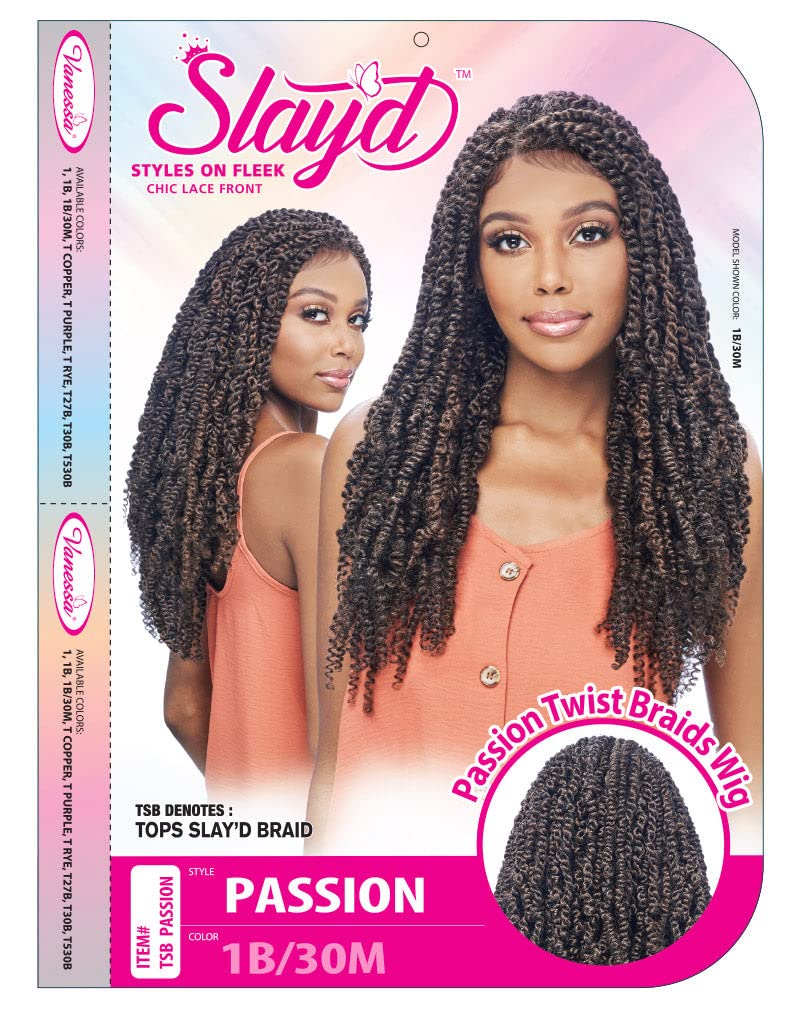 Amazon.com : VANESSA Slay'd Styles on Fleek Passion Twist Braids