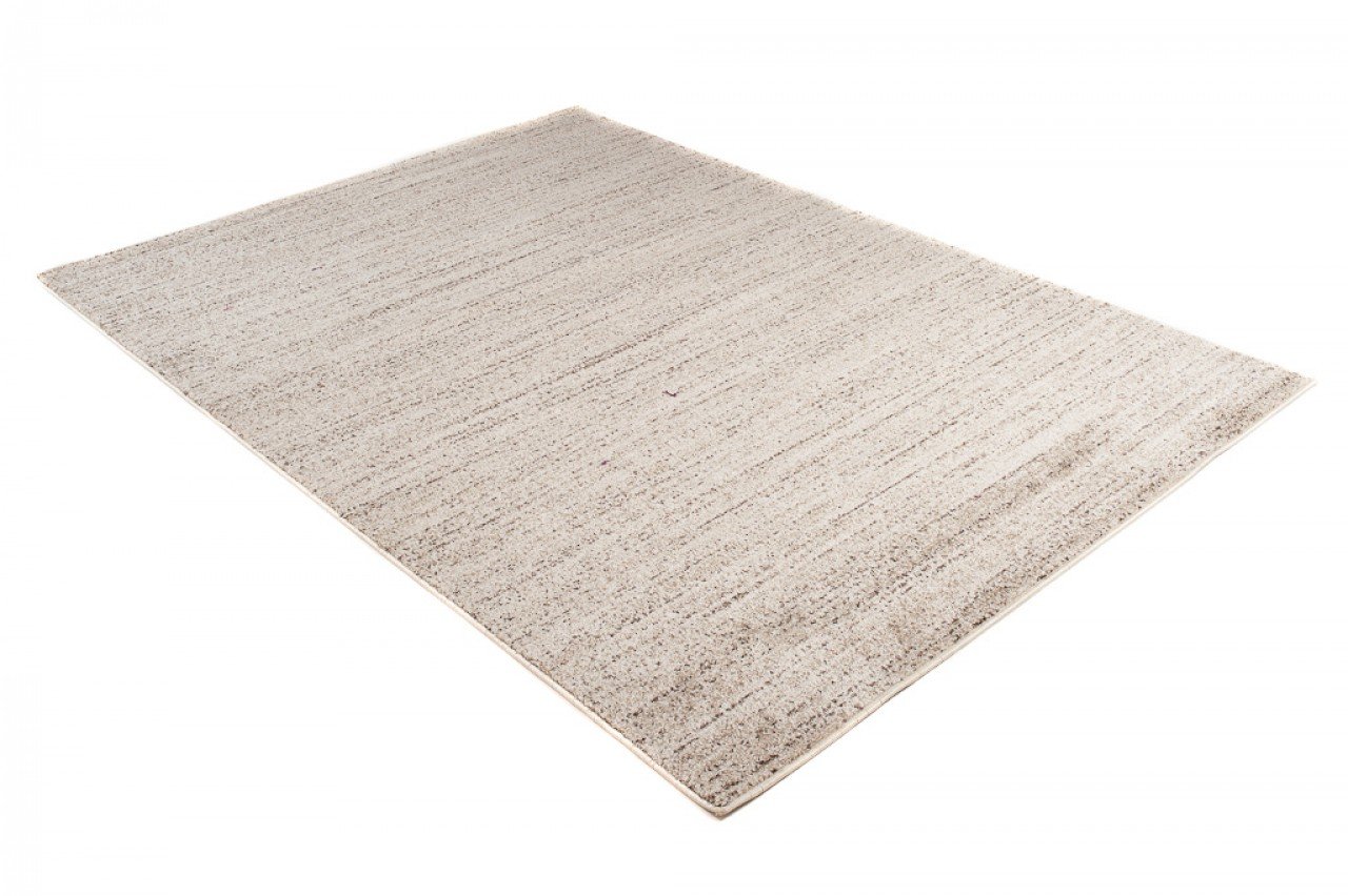 TAPISO Dywan Sari z krótkim włosiem, nowoczesny, designerski, beżowy, kremowy, nakrapiany, do salonu, sypialni, Öko-Tex, 190 x 270 cm