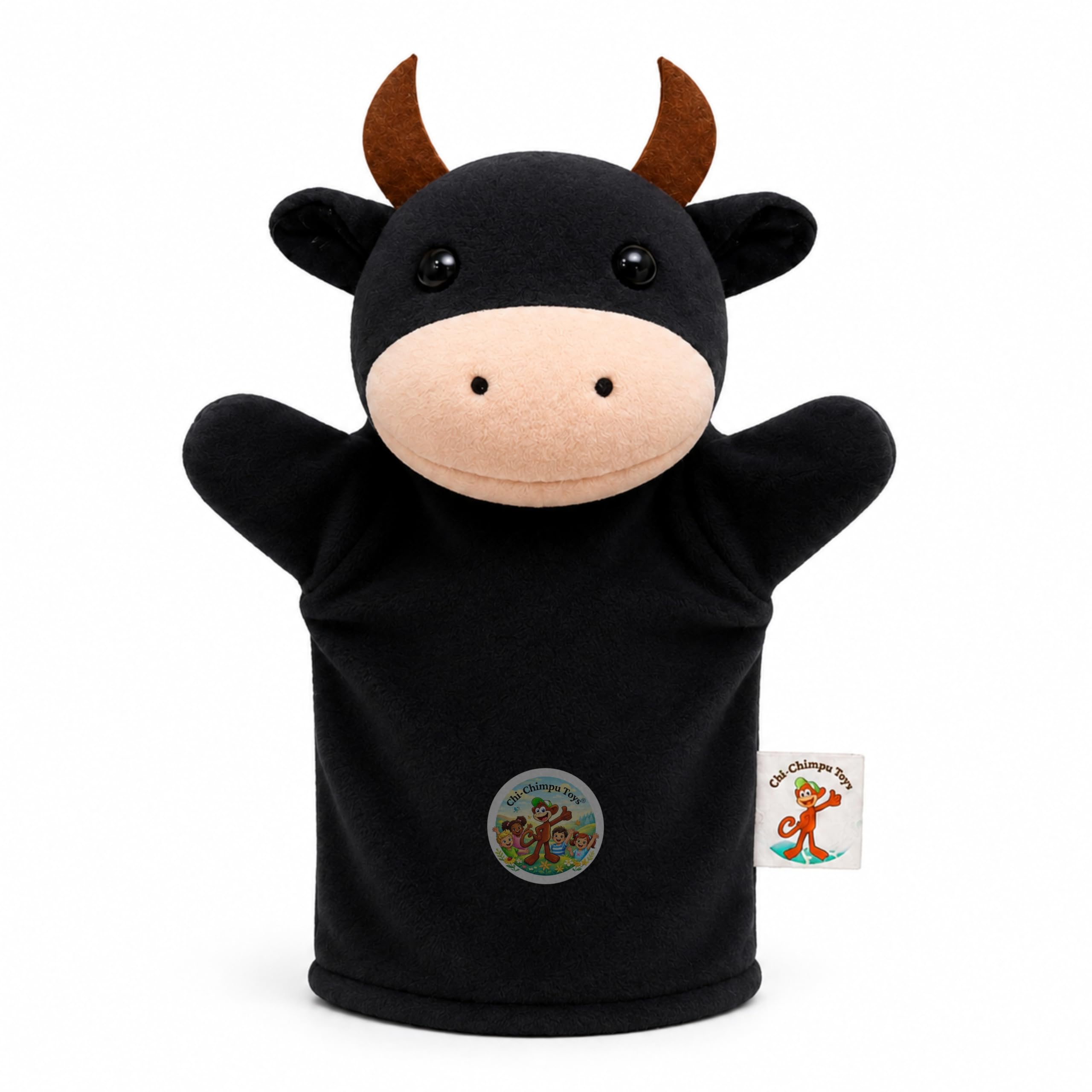 Buffalo Hand Puppet for Kids | Soft Plush Animal Puppet | Interactive Storytelling Toy-image-15