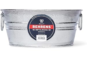 Behrens, Silver 103LFT 1.5 Gallon Black Beverage Tub