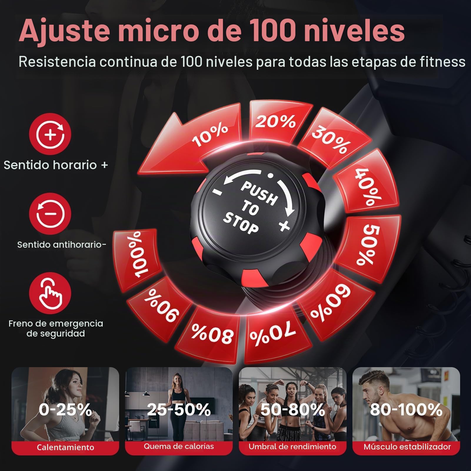 JOROTO X2 Bicicleta estática estática | X2PRO Bluetooth magnético correa de transmisión para interiores bicicleta, 300 libras de carga para bicicletas de fitness