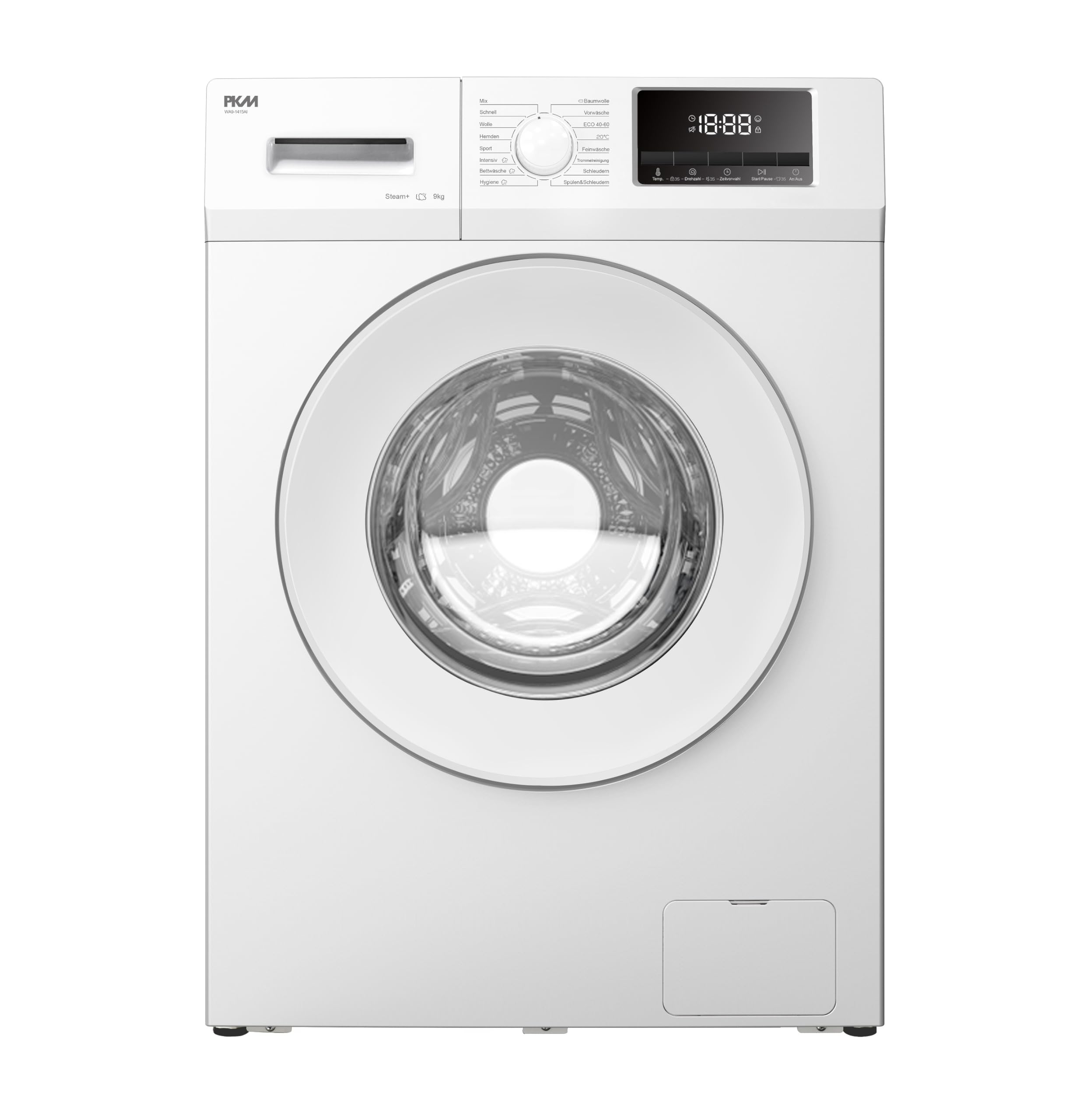 PKM Waschmaschine WA9-1415AI | 16 Programme | Inverter Motor