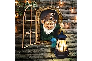 Enchanted Fairy Garden Gnomes with Solar Illumination