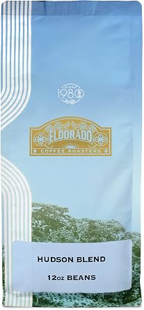 Eldorado Coffee Roasters Hudson Blend Coffee Blend من كيس فاصوليا كاملة متوسطة ومظلمة 12 أونصة