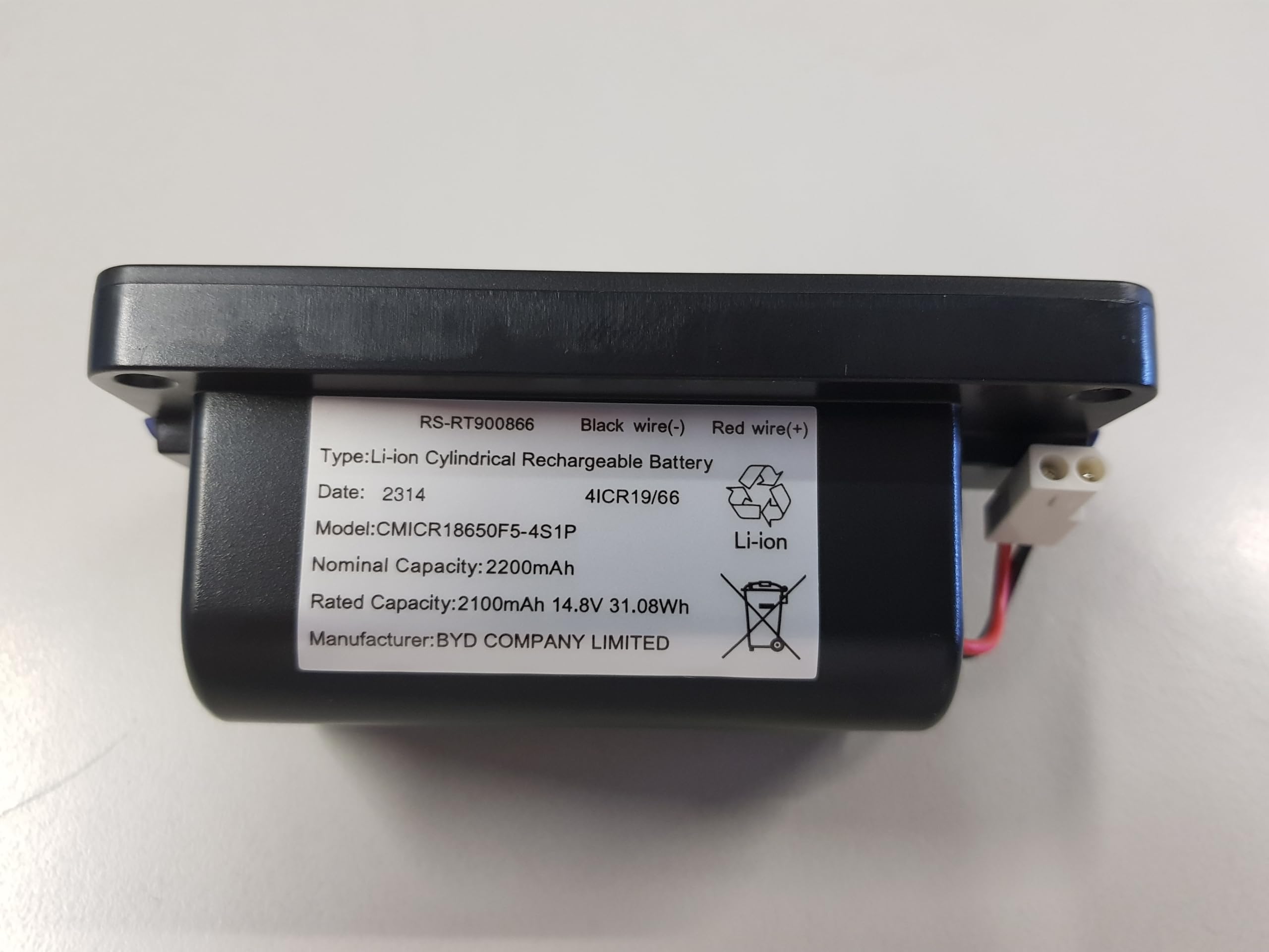 Jual Bateria De íon-lítio 2025 4800mAh 4S1P RS-RT 900866 CMICR18650F5 Para Aspirador Rob%c3%b4 Rowenta Tefal Explorer S%c3%a9rie 20 40 I.1612214836
