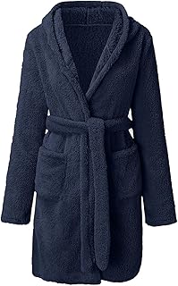 Flannel Men's Bathrobe Cuddly Fleece Dressing Gown Sauna Bathrobe House ...