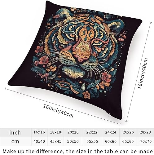 Vista 423 de ArogGeld Chinoiserie - Funda de cojín con estampado de leopardo y guepardo fucsia, con manchas de animales de vaca, color rosa oscuro, decoración