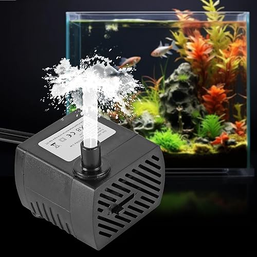 Miniatura 7 de 2PCS 95GPH 5W 350LH Mini Submersible Pump, Small Fountain Pump for Pond, Aquariums, Fish Tank, Tabletop Fountain, Pet Fountain, Indoor or Outdoor