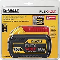 Vista 6 de Batería DeWalt DCB609 de 20 vatios/60 vatios máximo, Flexvolt de 9.0 Ah