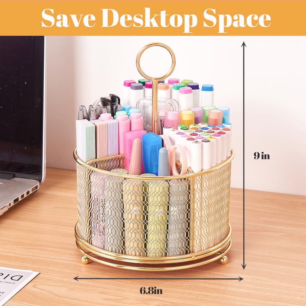Snapklik.com : Spacrea 360 Degree Rotating Pen Organizer - 4 ...