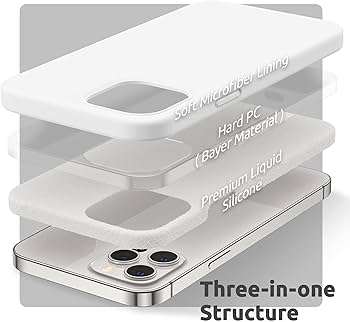 SURPHY Cover compatibile con iPhone 12 Pro Max 6,7 pollici, All Inclusive Lens Silicone Liquido Gel Gomma Protezione Completa Cover per iPhone 12 Pro Max 6,7 pollici, Prugna