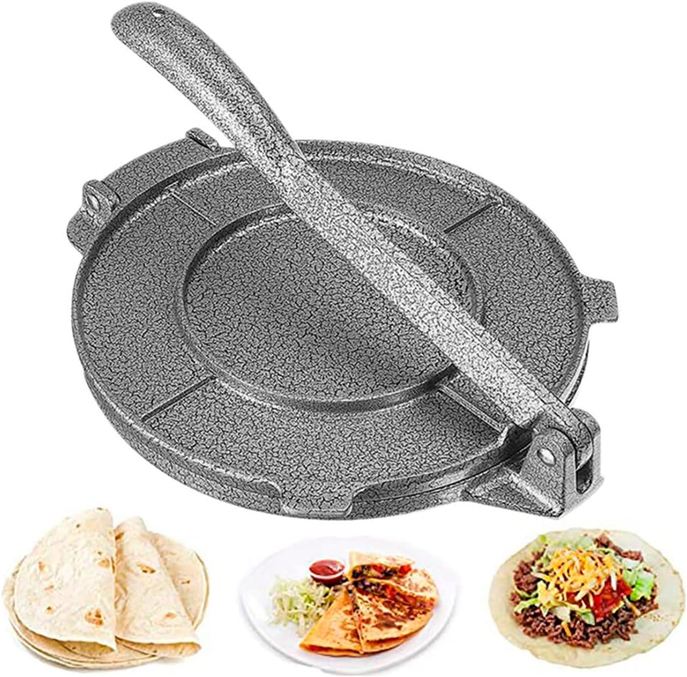 6,5Zoll Tortilla Presse, HochleistungsRoti Maker Chapati Maker, Chips