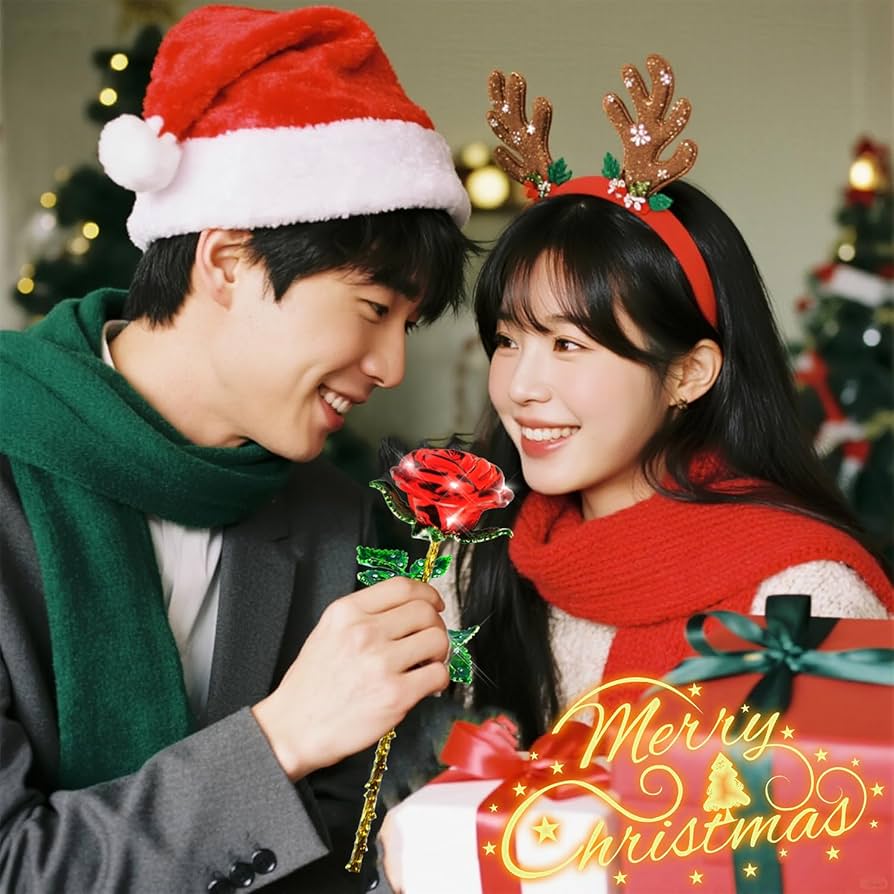 Amazon｜造花 インテリア クリスタル バラ 薔薇 一輪の花 枯れない花