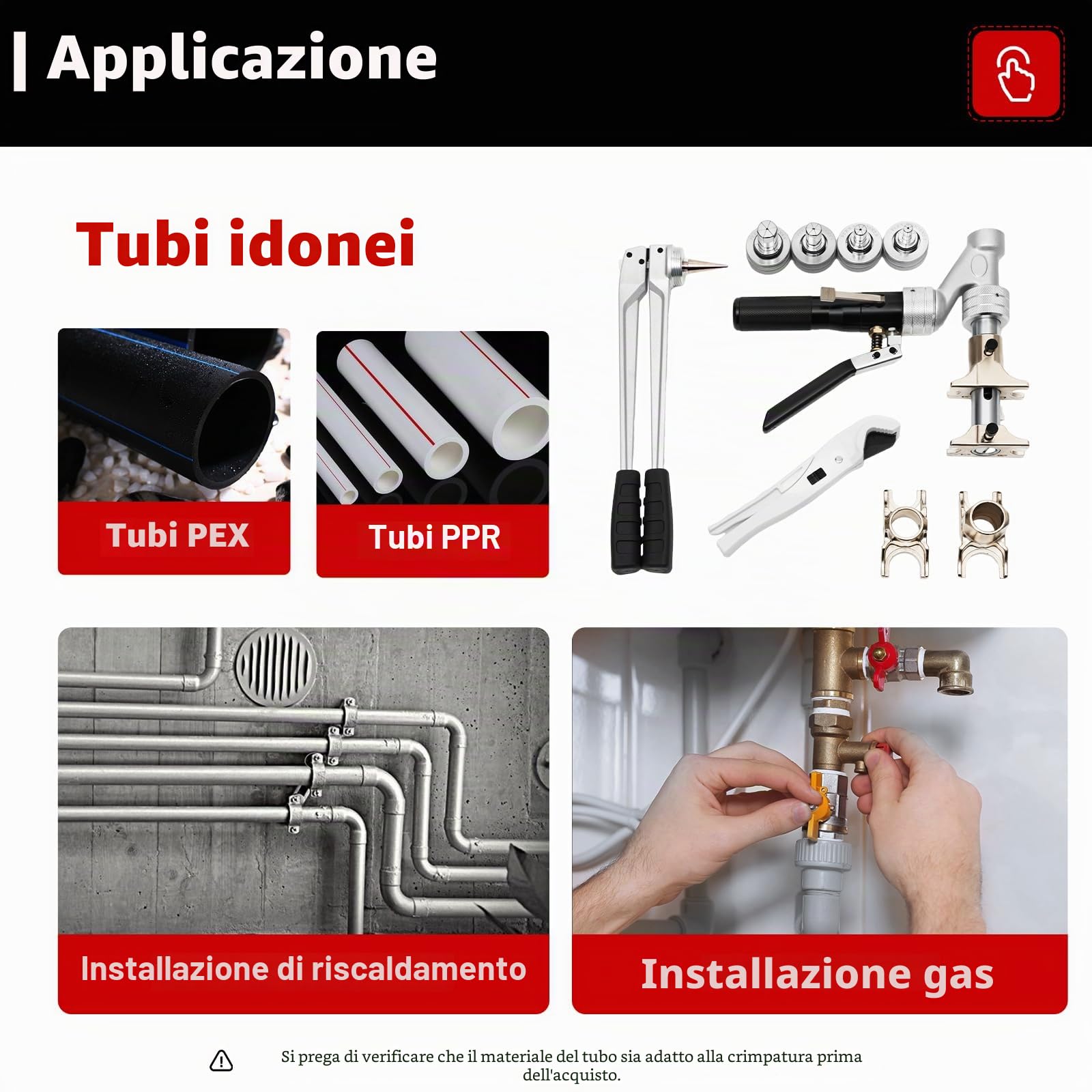 Strumento per pinze di pressatura Strumento di pressatura idraulico Per Rehau His 311 Rautitan Strumento per manicotti scorrevoli Dispositivo di tensionamento Pinza di espansione Strumento di
