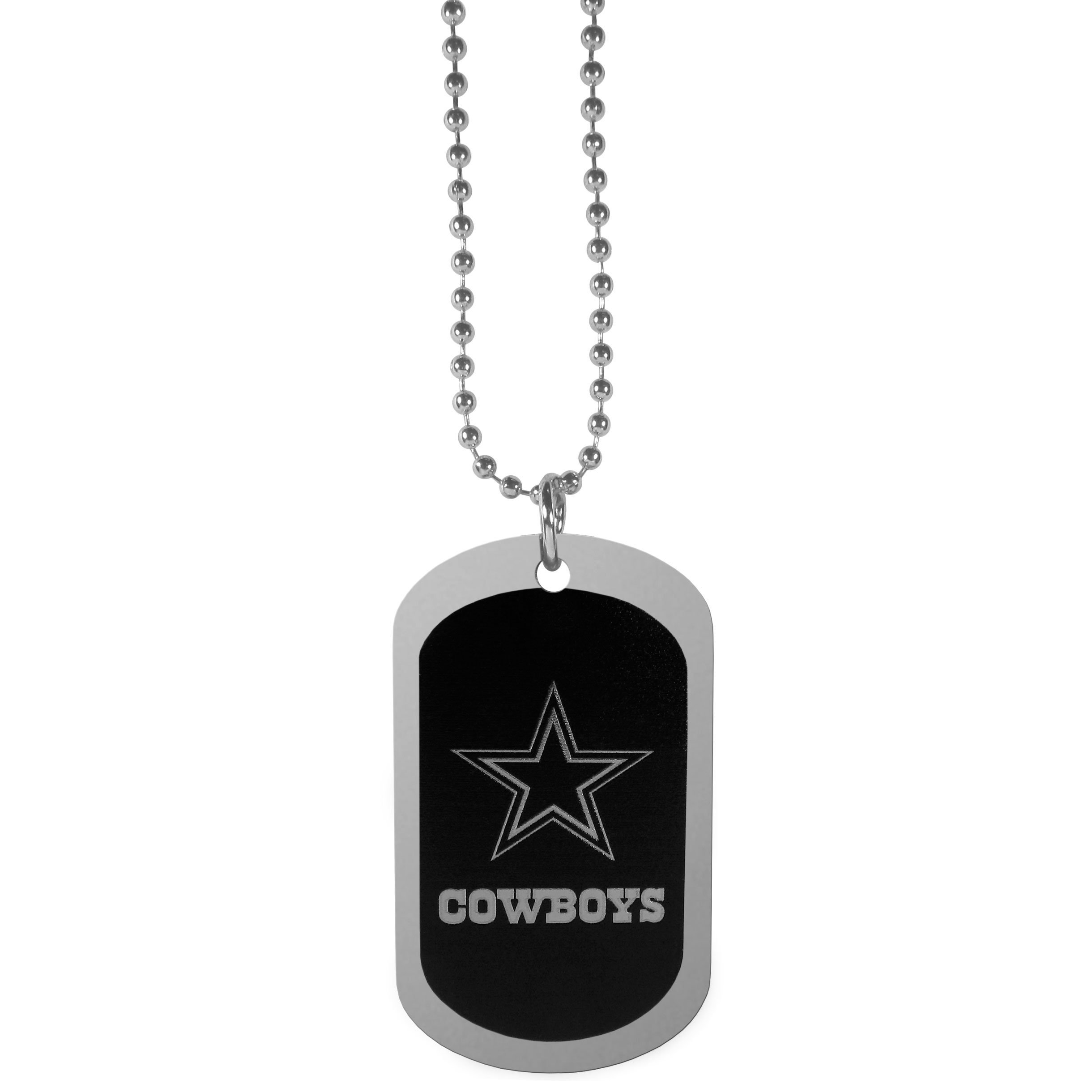 Siskiyou Sports NFL unisex-adult Chrome Tag Necklace