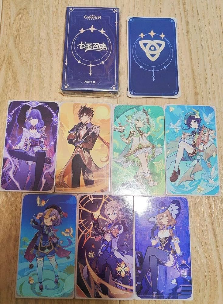 Amazon.co.jp: 原神 七聖召喚 カード52枚 : おもちゃ
