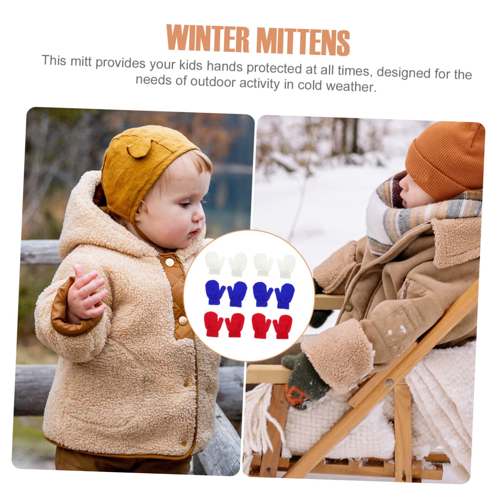 LIFKOME 30pares Guantes De Invierno Para Niño Niña Mitones De Cálido y Cómodos Paquete Para Actividades Al Aire Tallas Años