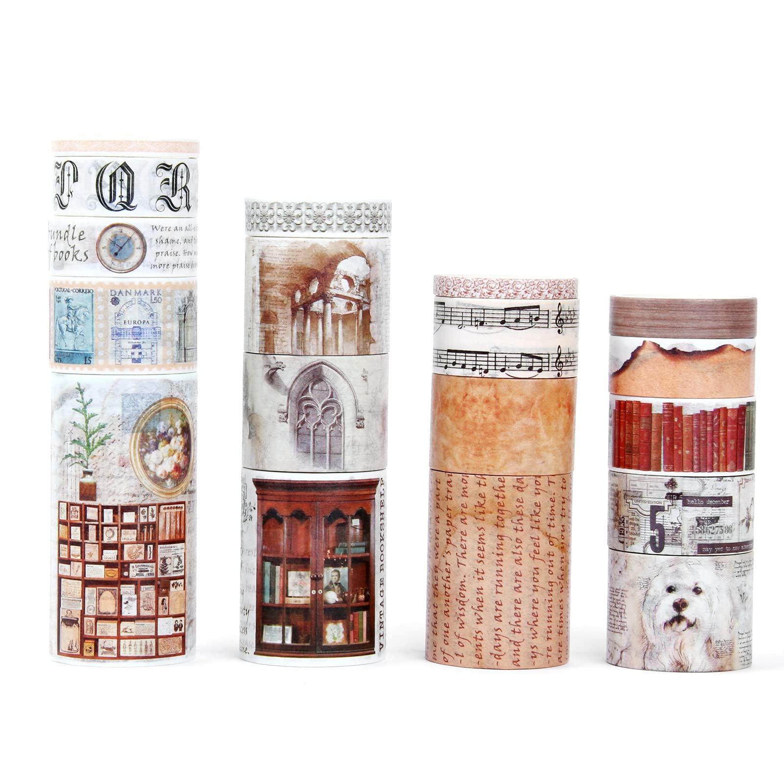 Washi Tape – 10 rolletjes – Wrijfletters.nl / De Papier Handel