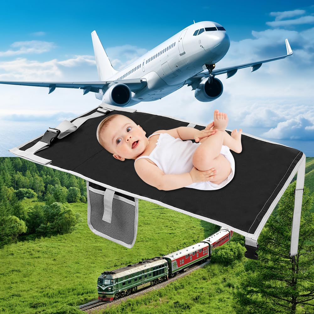 Reposapiés de Avión para Niños, Extensión de Asiento de Avión para Niños, Cama de viaje para niños en avión, para dispositivos de avión, vuelos de corta distancia