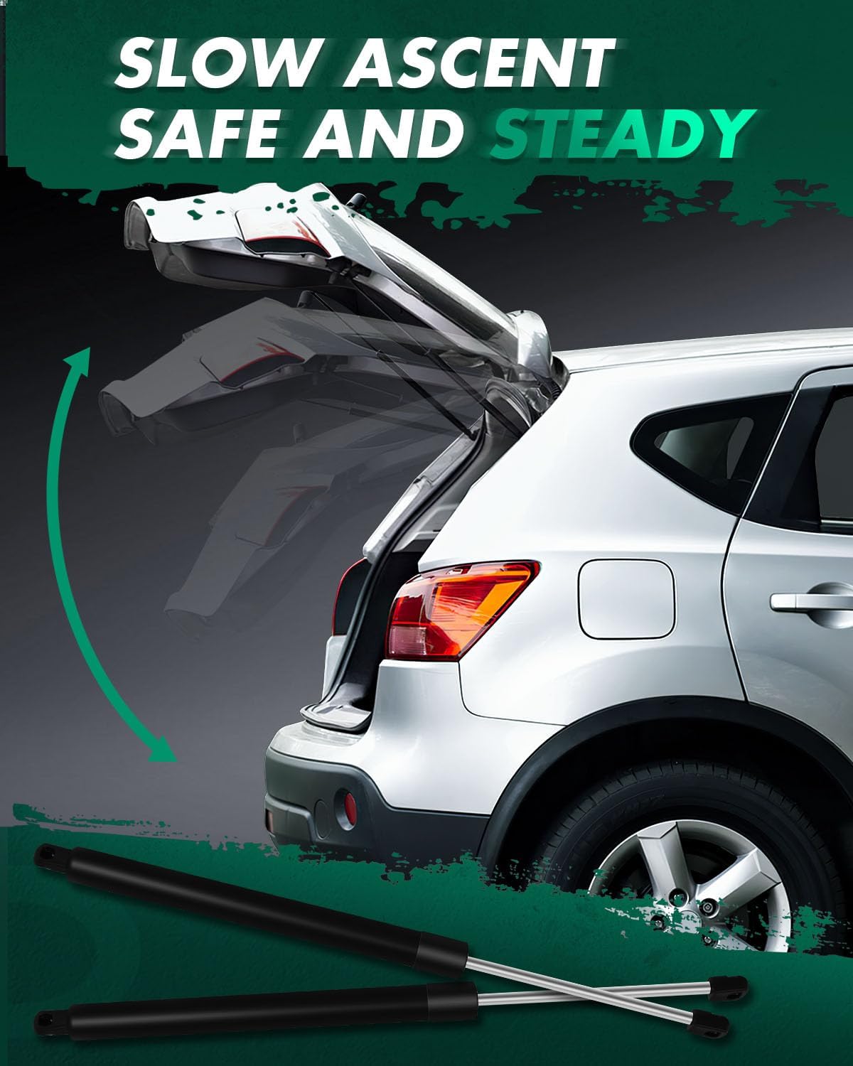 SCITOO Liftgate Struts fit for Honda for Pilot 2009 2010 2011 2012 2013 2014 2015 Rear Lift Support Shocks 6648 74820SZAA21 74820-SZA-A21 74820-SZA-ACA21 20.93" 180Lbs