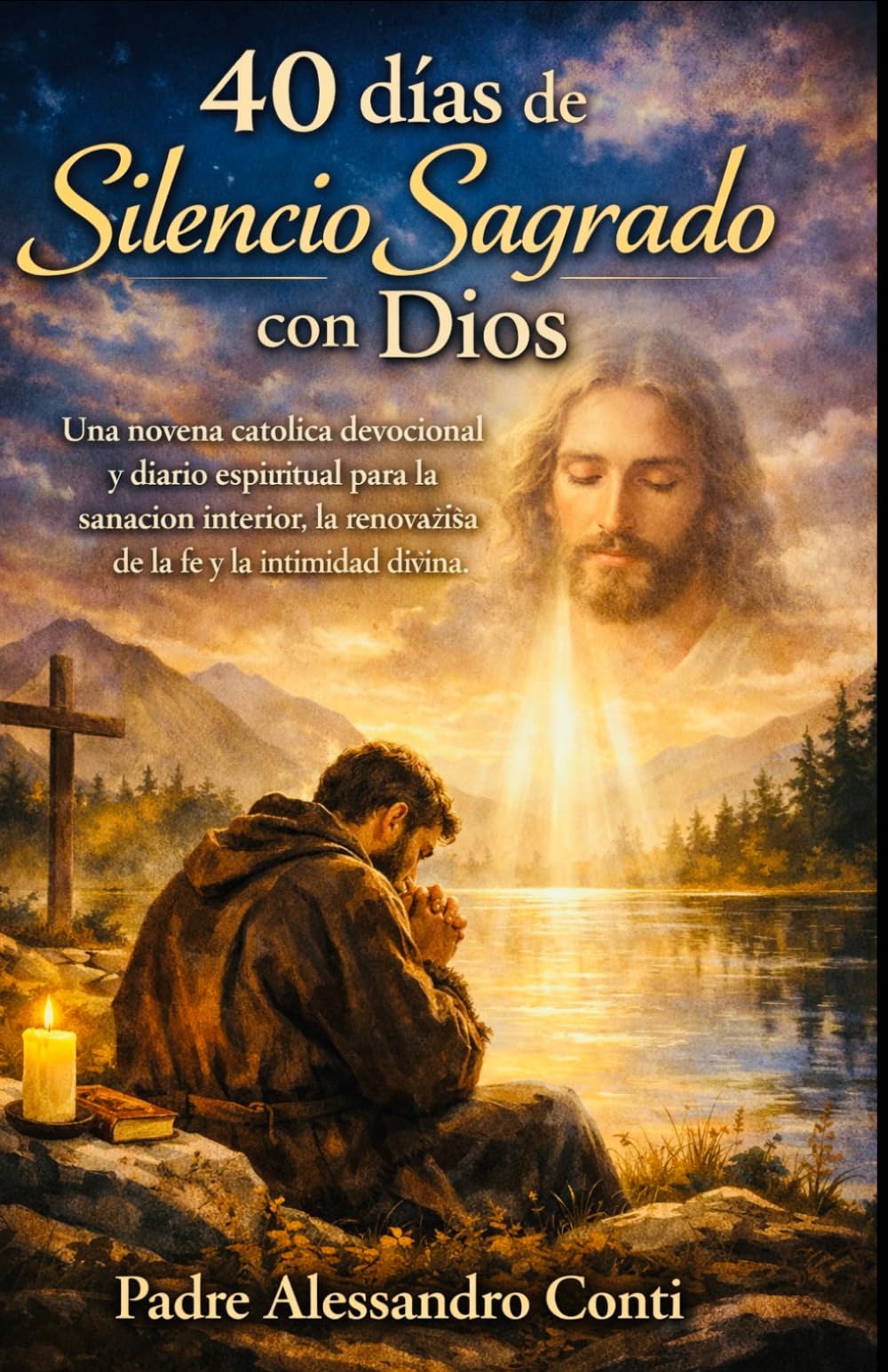 40 días de silencio sagrado con Dios: Una novena católica devocional y diario espiritual para la sanación interior, la renovación de la fe y la intimidad divina