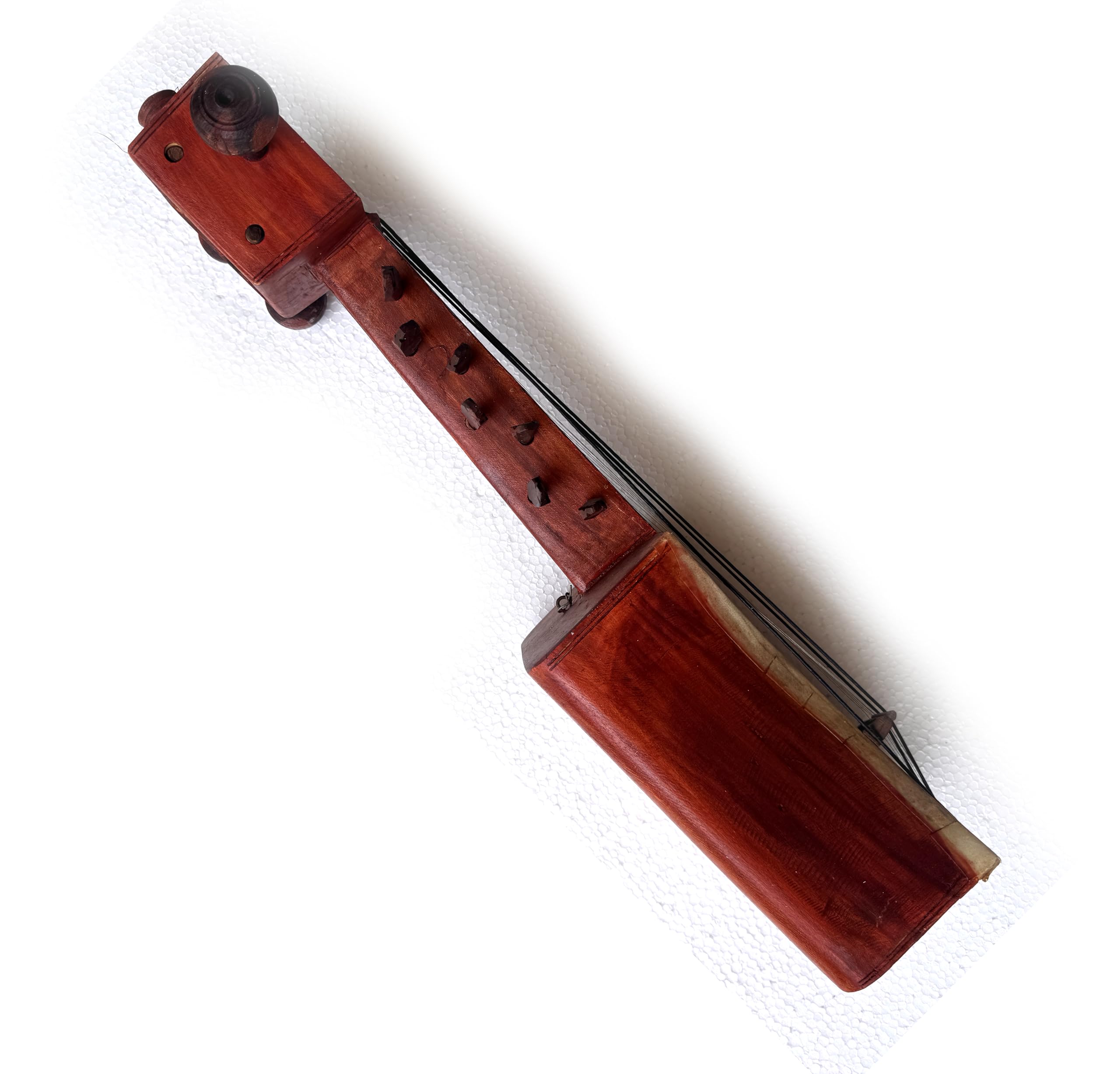 Vintage Jogiya Sarangi Ethnic tribal folk musical instrument from Rajasthan - Image 8 thumbnail