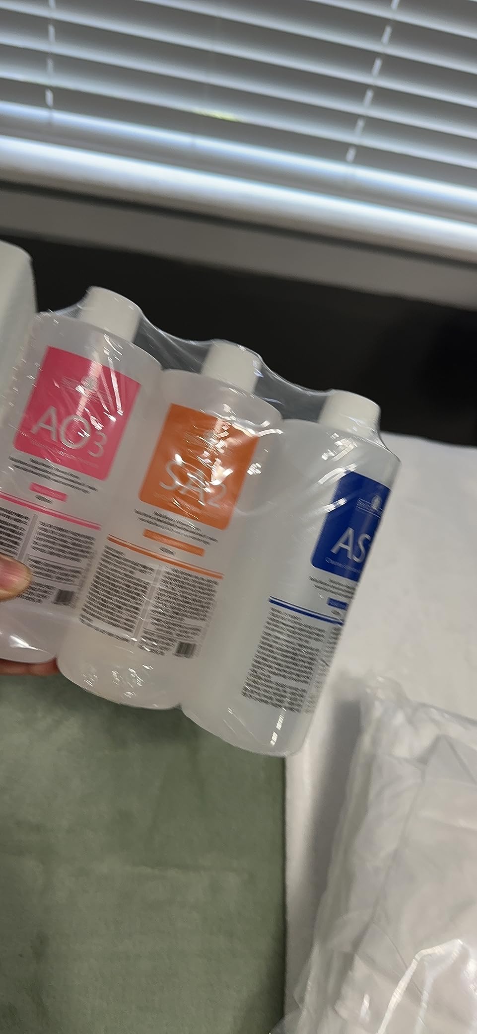 Marfort AS1 SA2 AO3 Aqua Peeling Solution Combination with Salon Special Solutions Skin Care Aqua Peeling Serum Machine 400ml (Set of 3 Bottles)